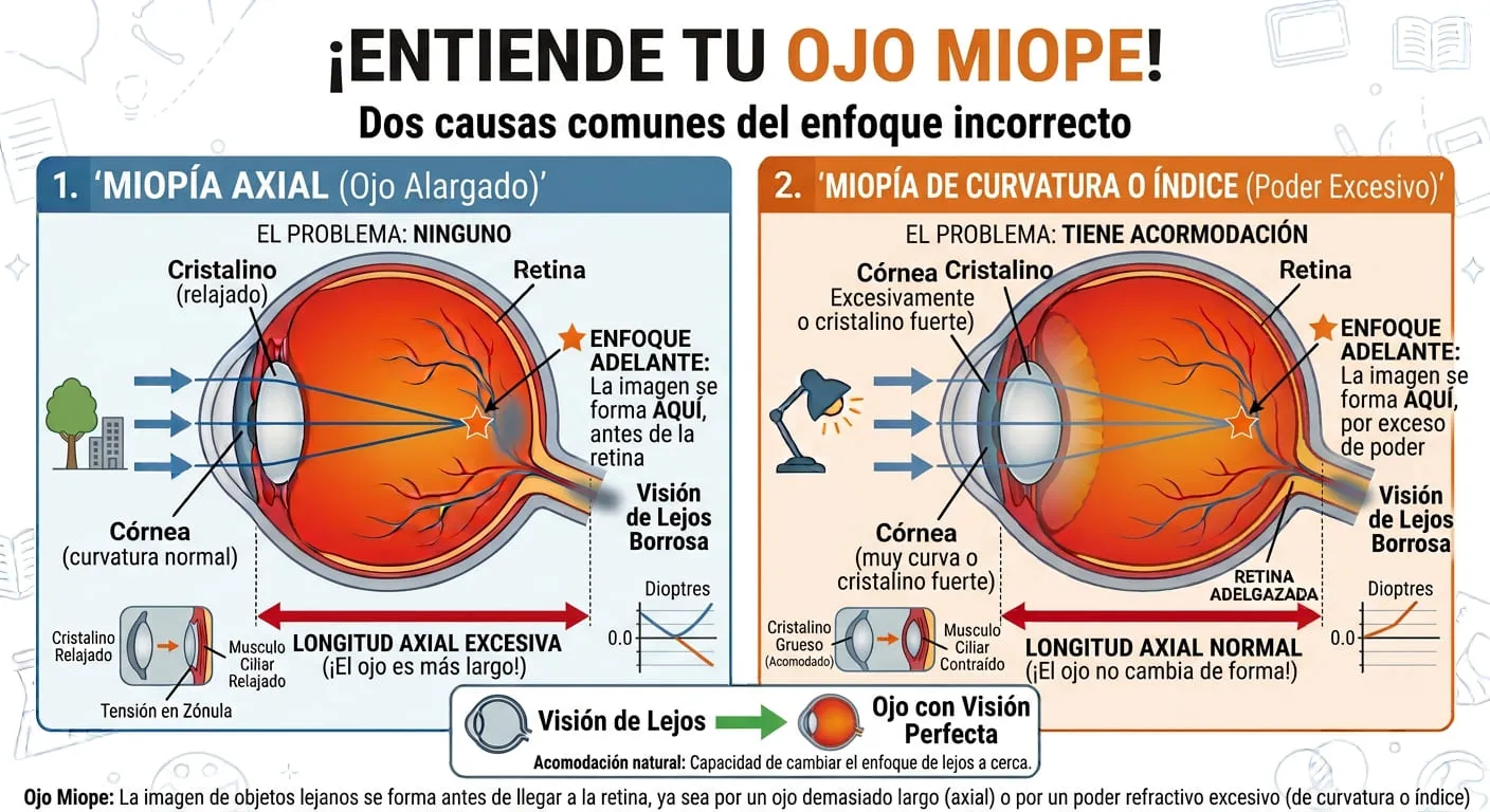Diagrama Ojo Miope