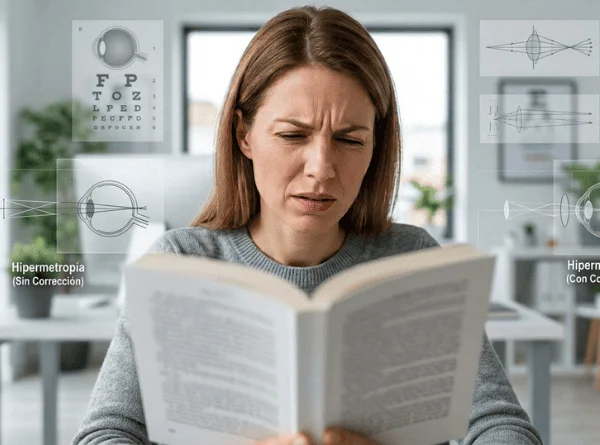 Dificultada para leer de cerca